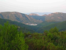 Ayódar desde las montañas que la rodean