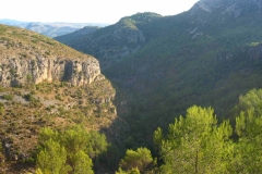 Valles en la sierra de Espadán