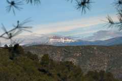 Cumbre nevada en Ayódar, Sierra de Espadán